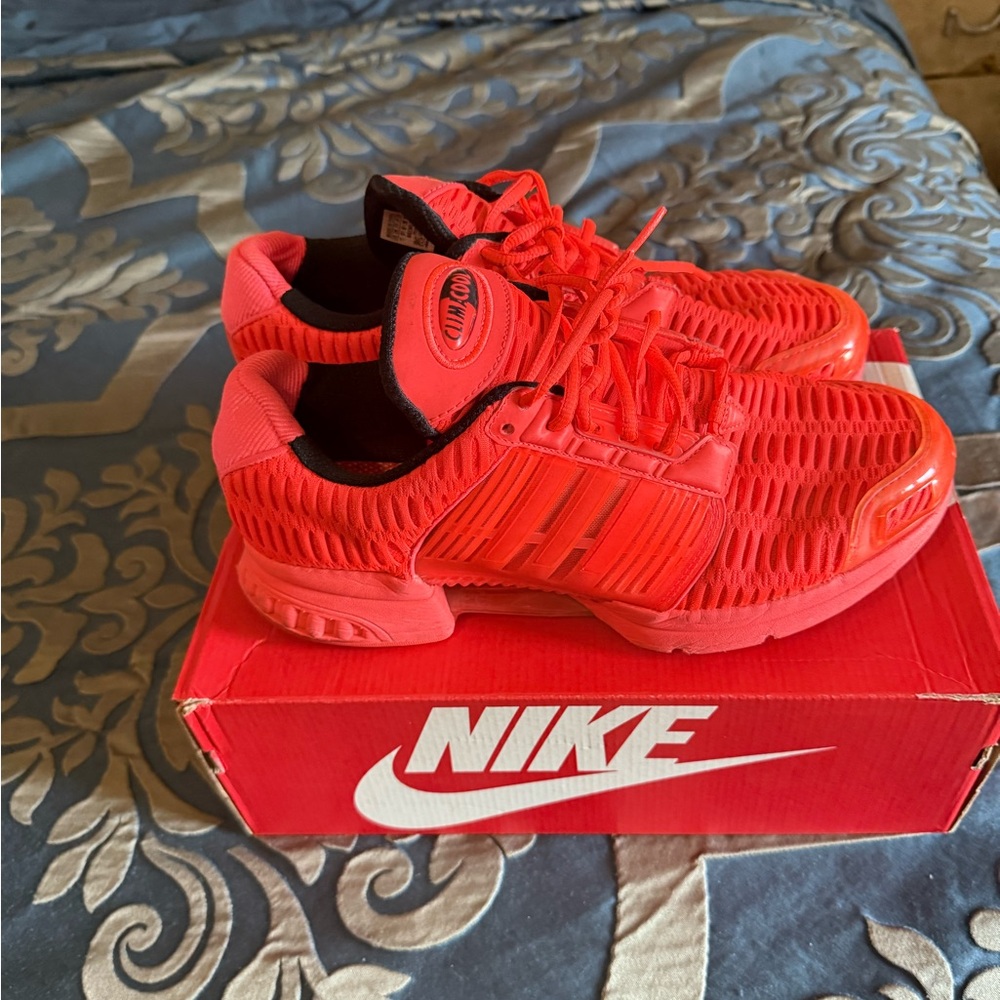 Adidas Climacool bright Orange Athletic Shoes.